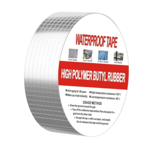 2-x-16-5ft-extra-thickness-upgraded-strong-butyl-waterproof-tape-leak-proof-butyl-tape-repair-for-boat-pipe-hvac-ducts-roof-crack-rv-awning-window-sealing-silver