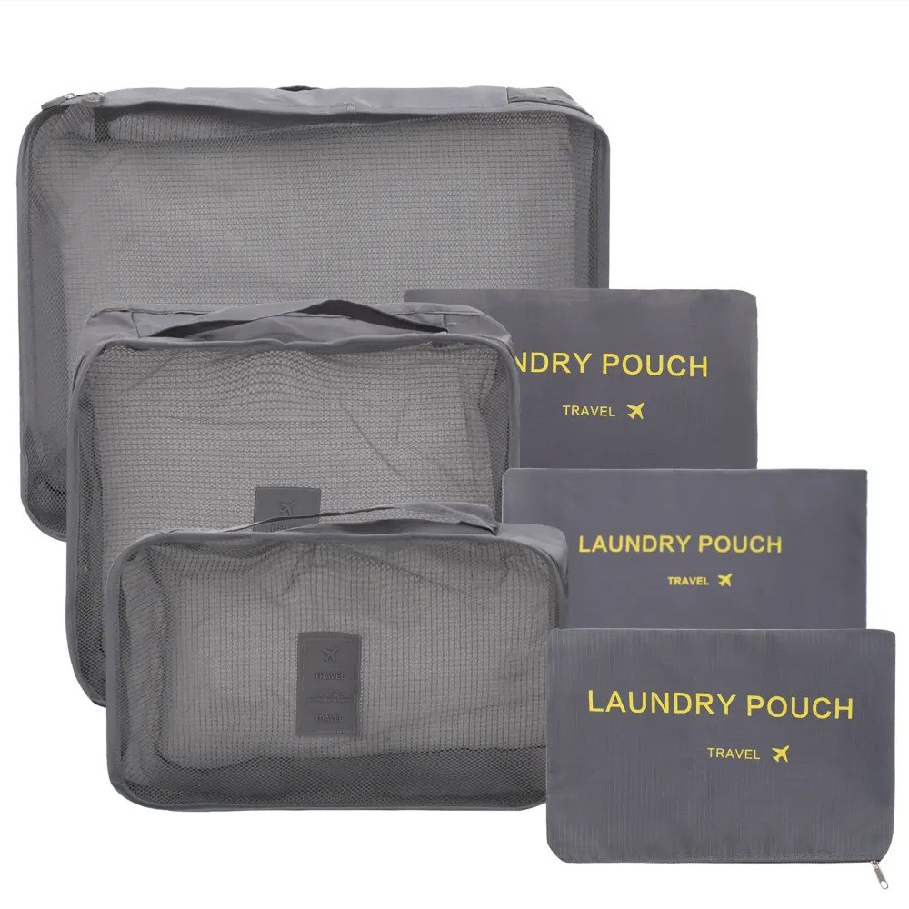 Loundry Pouch Travel Bag 6psc set